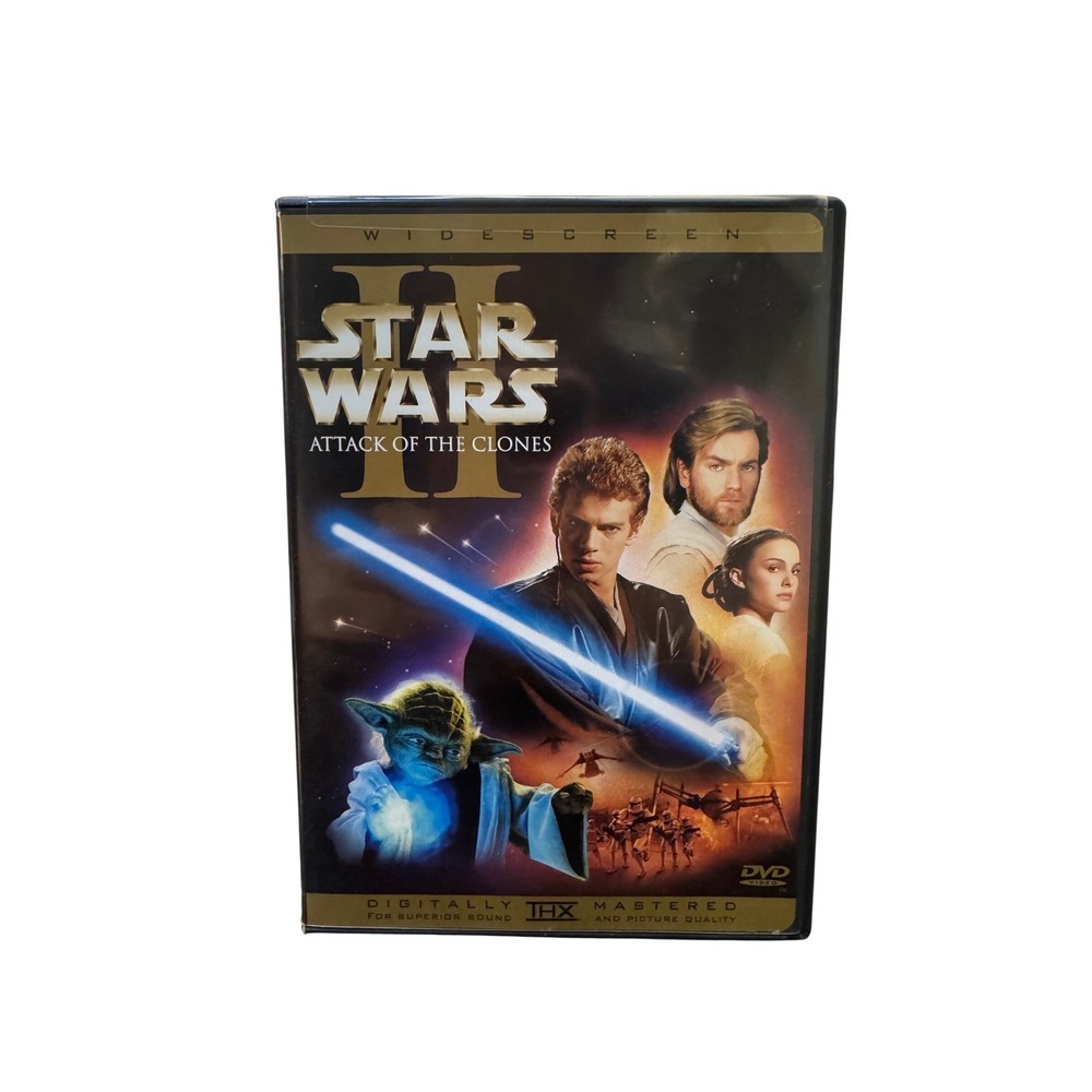 Star Wars Episode II Attack‎ of the Clones DVD 2-Disc Widescreen THX 2002 Movie